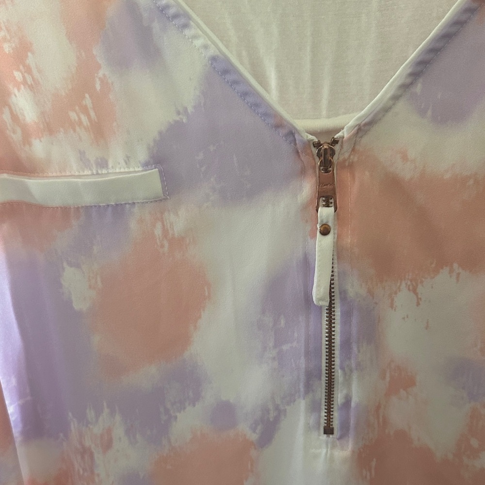 3/$20 bundle deal!!!!!! Candie's Pink and Purple Tie-Dye Tank Top - Picture 4 of 4